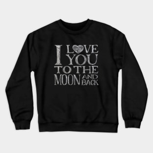 Modern calligraphy on a blackboard chalk lettering inscription Crewneck Sweatshirt